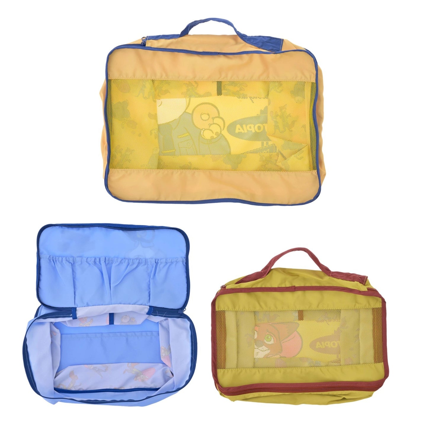 Japan Tokyo Disney Store Zootopia Travel Clothing Compression Storage Pouch Set
