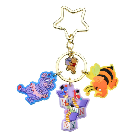 Japan Tokyo Disney Store Winnie the Pooh Heffalump Keychain Jingling Fes