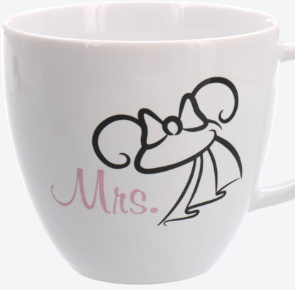 Japan Tokyo Disney Resort Mickey Mouse Minnie Mouse Mugs 2 White Black 2025