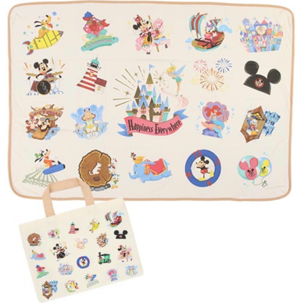 Japan Tokyo Disney Resort Happiness Tinkerbell Baby gift blanket