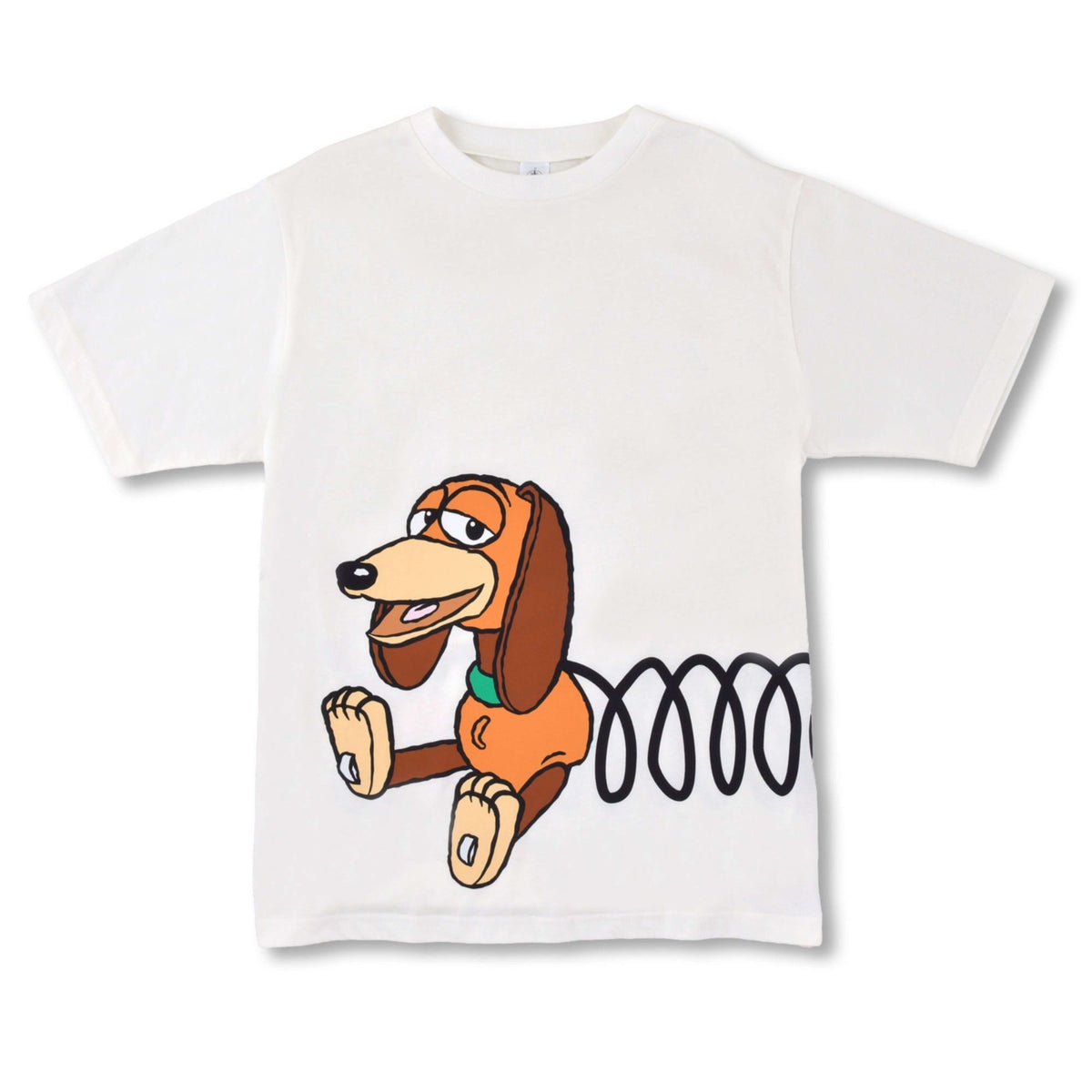 Japan Tokyo Disney Store Slinky Dog T-Shirt White Collection Toy Story