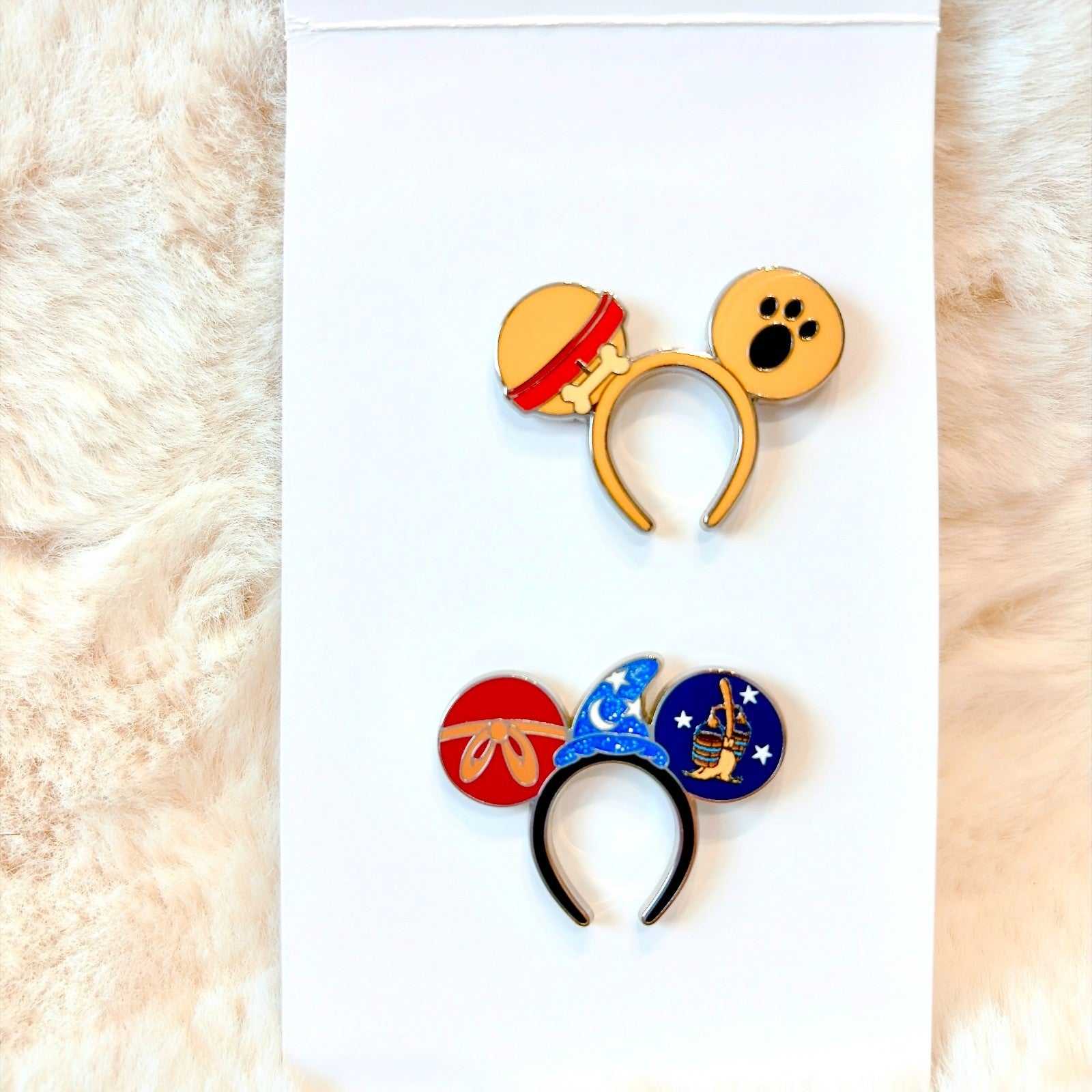 Japan Tokyo Disney Resort Ears Headband Pin badge Collection (2 pins)