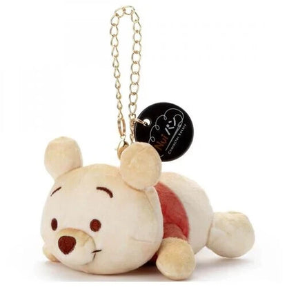 Japan Disney Takara Tommy Nui Pan Brett Plush Keychain Pooh