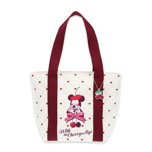 Japan Tokyo Disney Resort Lunch Bag With the Cherry on Top Minnie
