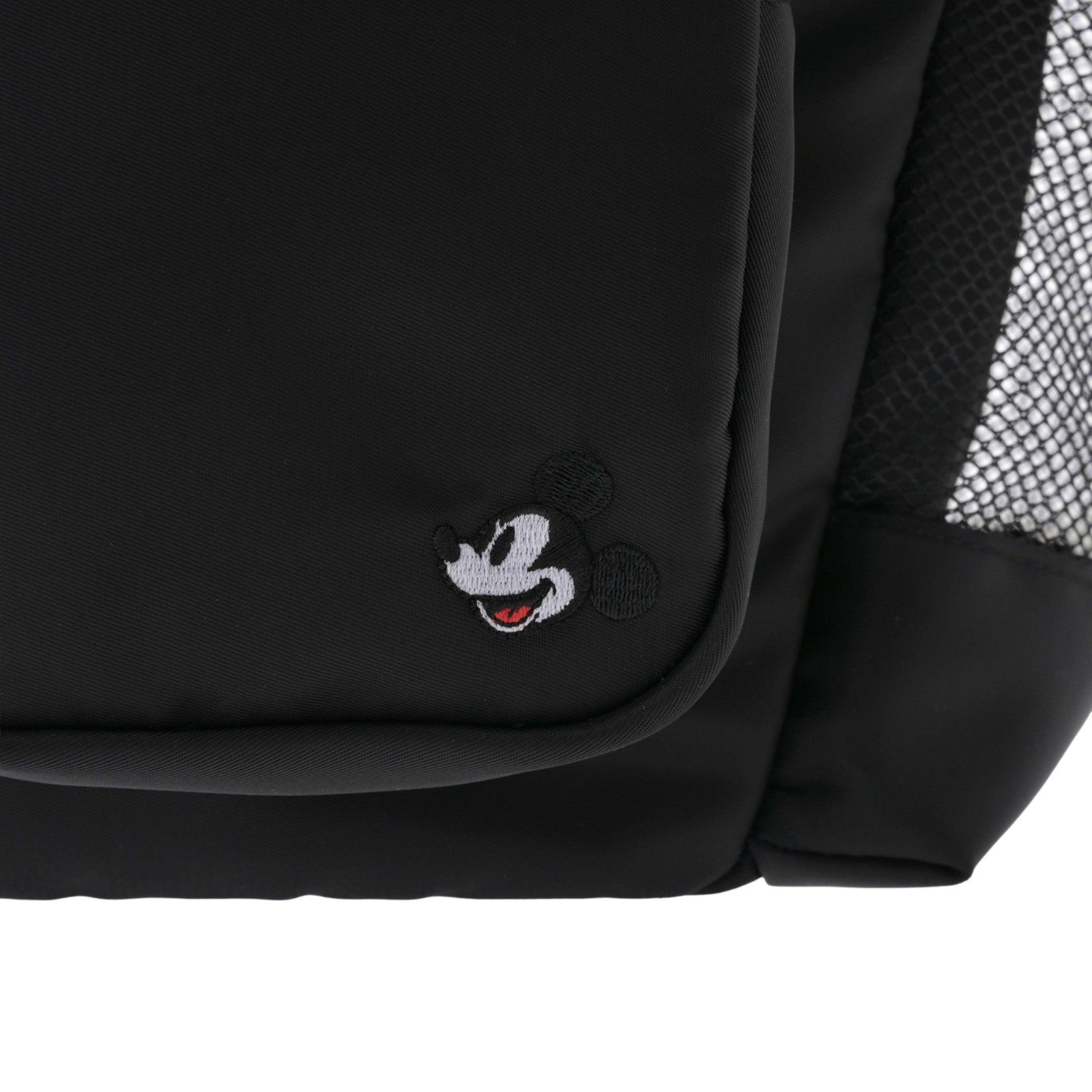 Japan Tokyo Disney Store Mickey Shoulder Bag Front Pocket Embroidery Casual Bag