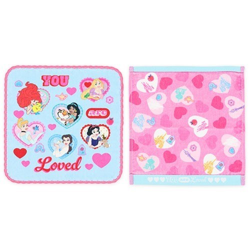 Japan Tokyo Disney Resort Princess Motif Mini Towel Set