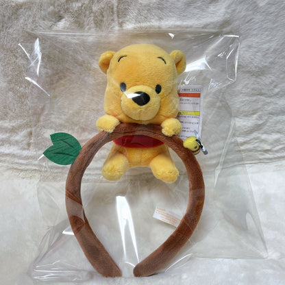 Japan Tokyo Disney Resort Store Ears HeadBand Hat Winnie the Pooh Plush