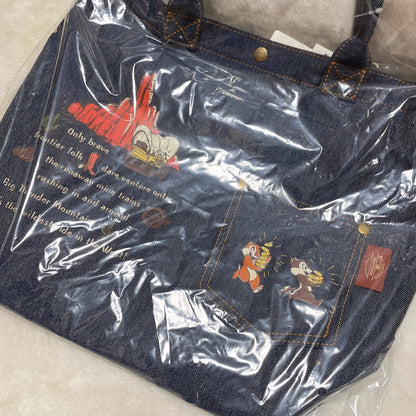 Japan Tokyo Disney Resort Big Thunder Mountain Mickey Donald Goofy Tote Bag