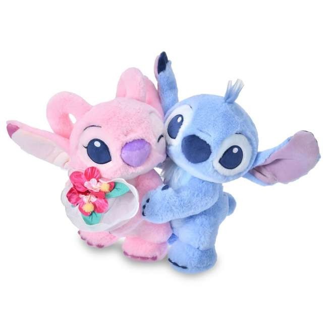 Japan Tokyo Disney Store Stitch & Angel Plush Toy