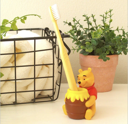 Japan Disney Toothbrush Stand Figure Multi Stand Winnie the Pooh