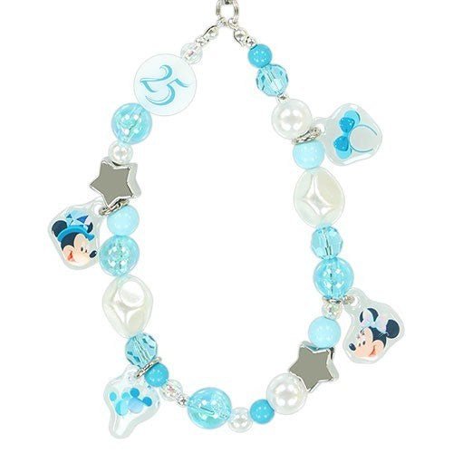 Japan Tokyo Disney Resort Sea 25th Sparkling Jubilee Strap Keychain
