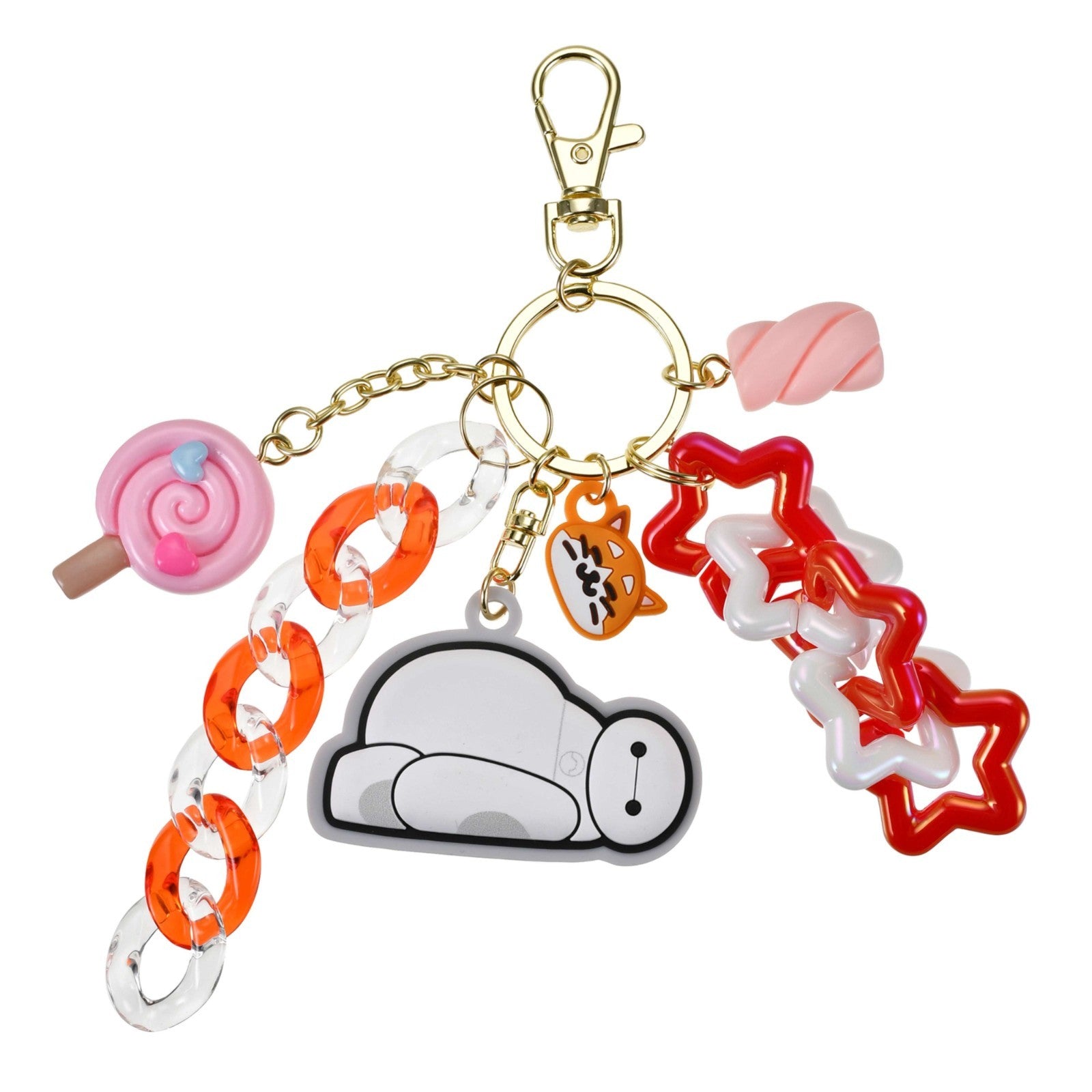 Japan Tokyo Disney Store Baymax Keychain Sweets Key Chain Fes
