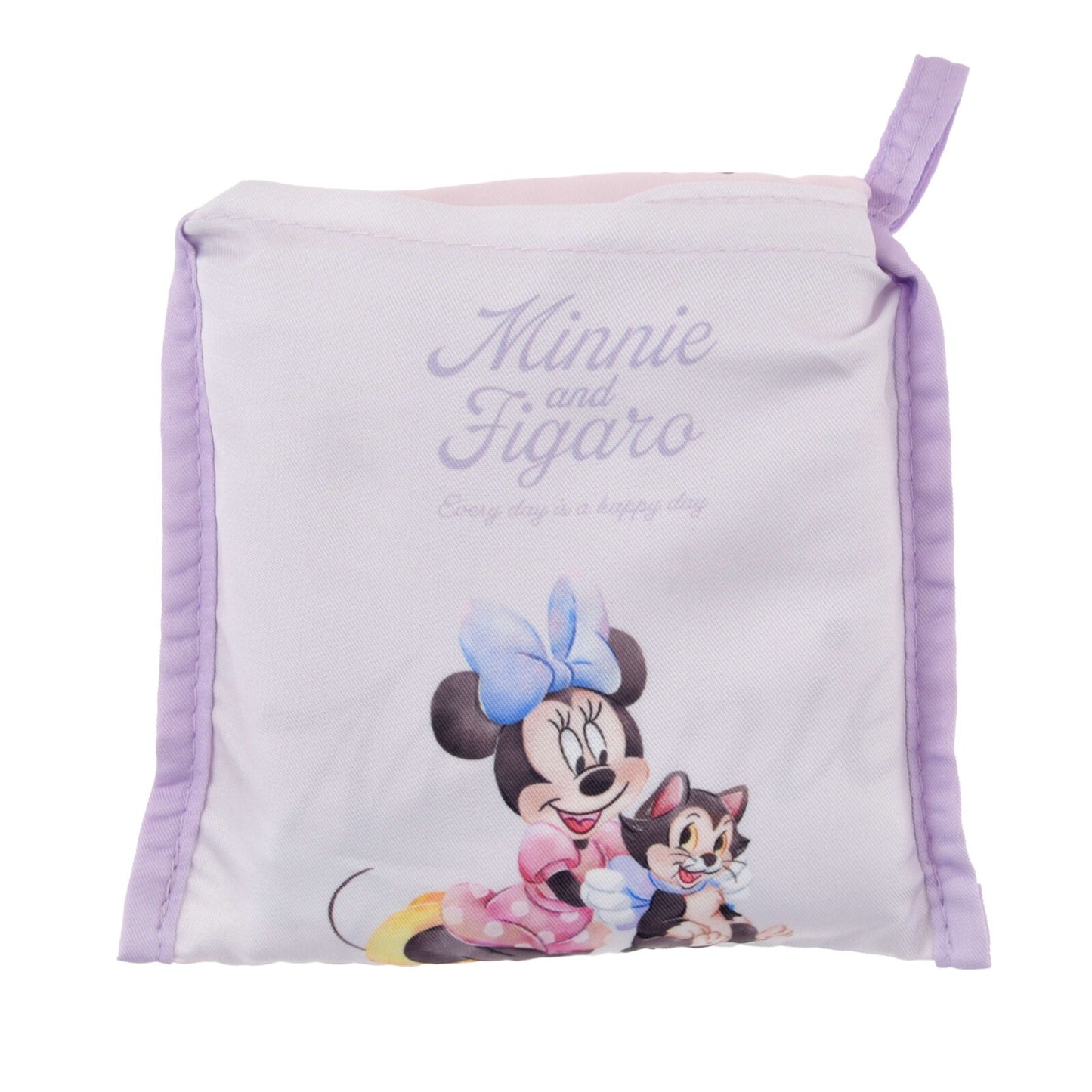 Japan Tokyo Disney Store Minnie & Figaro Shopping Eco Bag Water Color