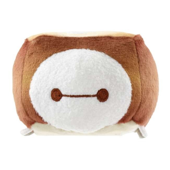 '+Japan Tokyo Disney Store Baymax Plush Fried Egg Pan Mini S TSUM TSUM BAKERY