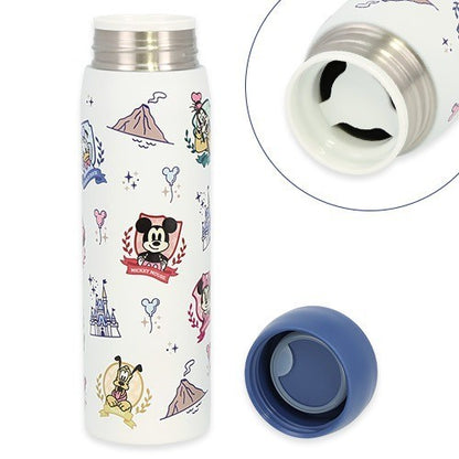 Japan Tokyo Disney Resort GOOD TIMES FRIENDS Mickey Mouse Stainless Steel Bottle