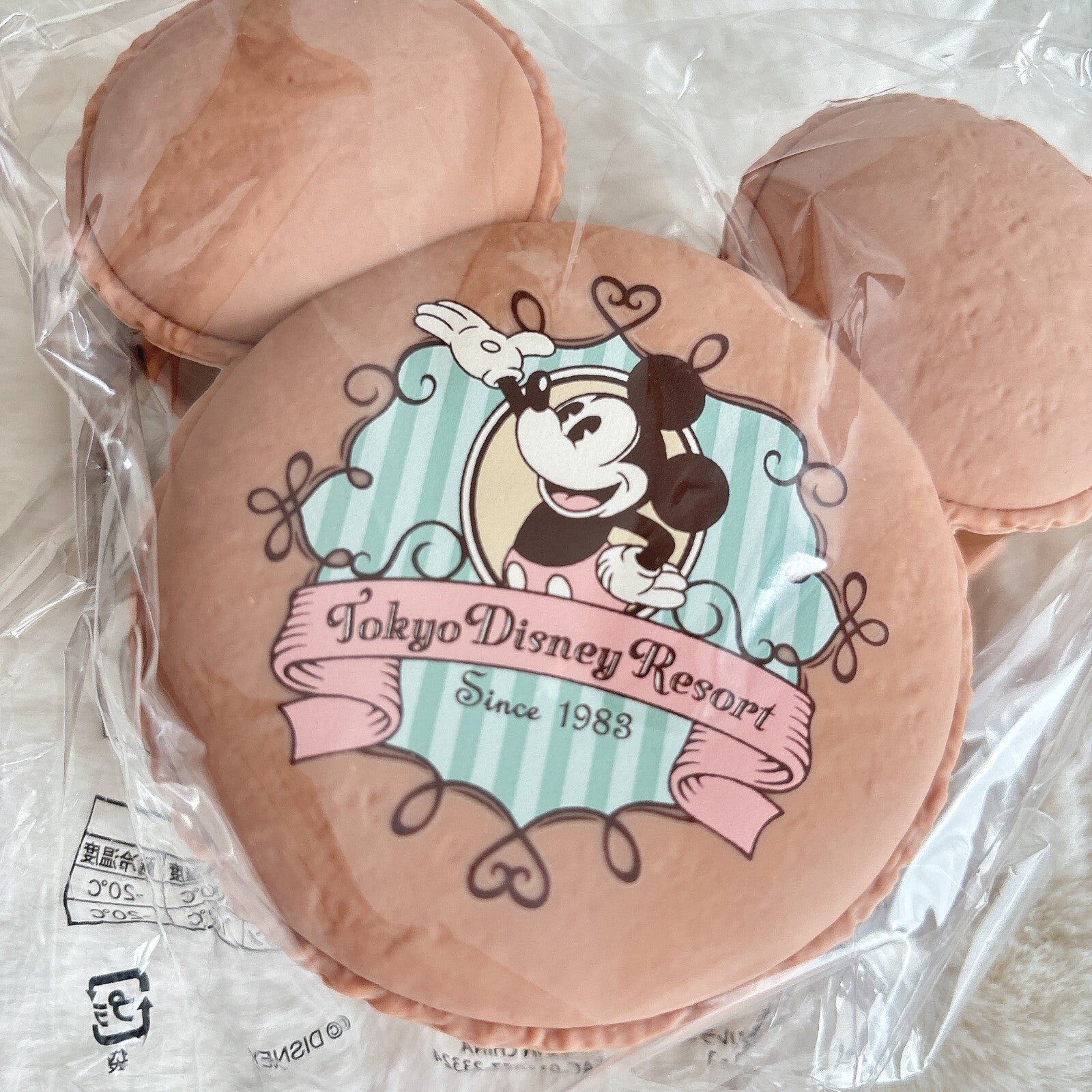 Japan Tokyo Disney Resort  Retro Souvenir macaron case Mickey chocolate