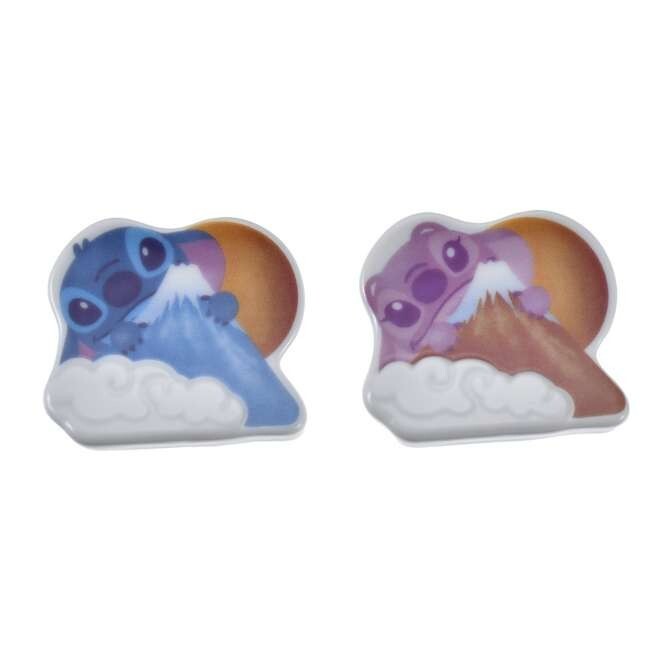 Japan Tokyo Disney Store Stitch & Angel Chopstick Holder Pair Japan Original