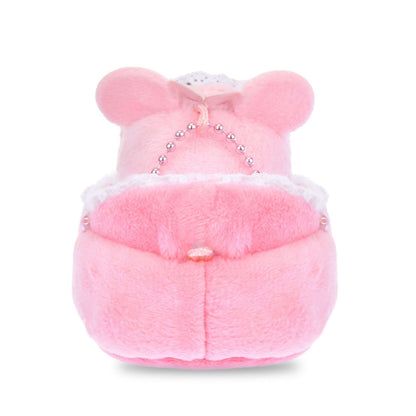 Japan Tokyo Disney Store Minnie Mouse Plush Toy Keychain Sleep TSUM TSUM