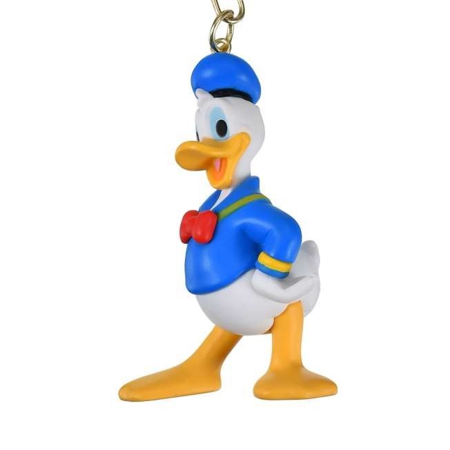 Japan Tokyo Disney Store Donald Duck Keychain Basic 3D Key Chain Fes