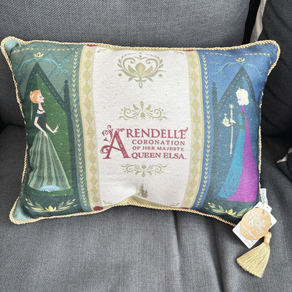 Japan Tokyo Disney Resort Cushion Elsa Ana Frozen Fantasy Springs