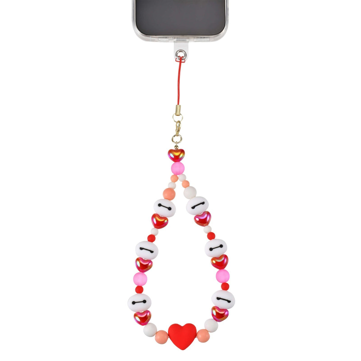 Japan Tokyo Disney Store Baymax Strap Face Beads Hands-Free Goods