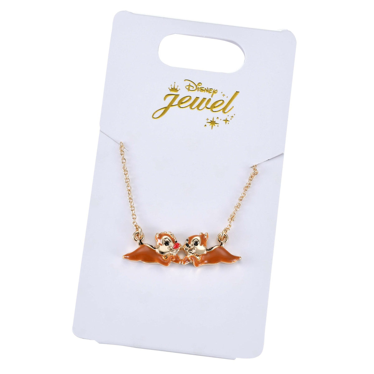Japan Tokyo Disney Store Chip & Dale Necklace Character Motif