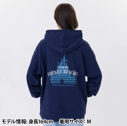 Japan Tokyo Disney Resort Mickey Mouse Hoodie Unisex Navy Limited 2025