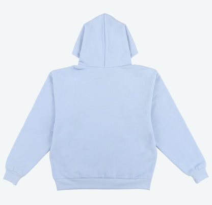 Japan Tokyo Disney Resort Mickey balloon Hoodie Long Sleeve Lined Blue L size