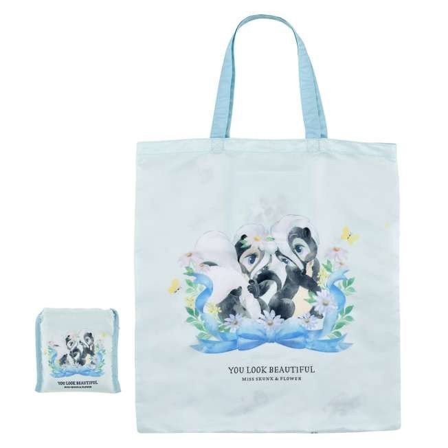 Japan Tokyo Disney Store Miss Skunk Flower Shopping Eco Bag Spring Romance Bambi