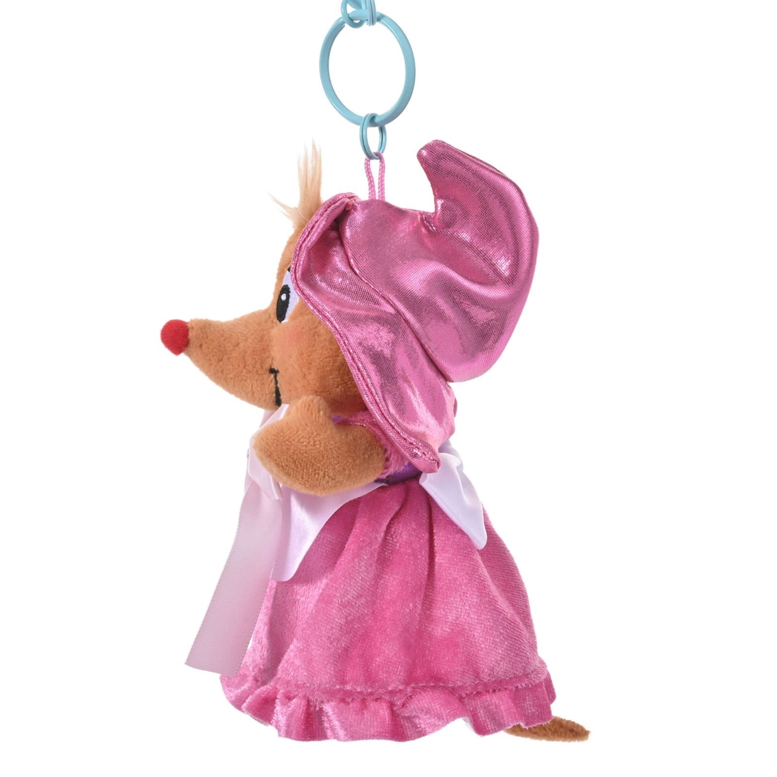 Japan Tokyo Disney Store Perla Plush Toy Keychain Blue Pearl Cinderella Friends