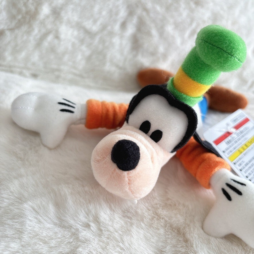 Japan Tokyo Disney Resort Goofy Sticky Plush Toy Shoulder clip Keychain