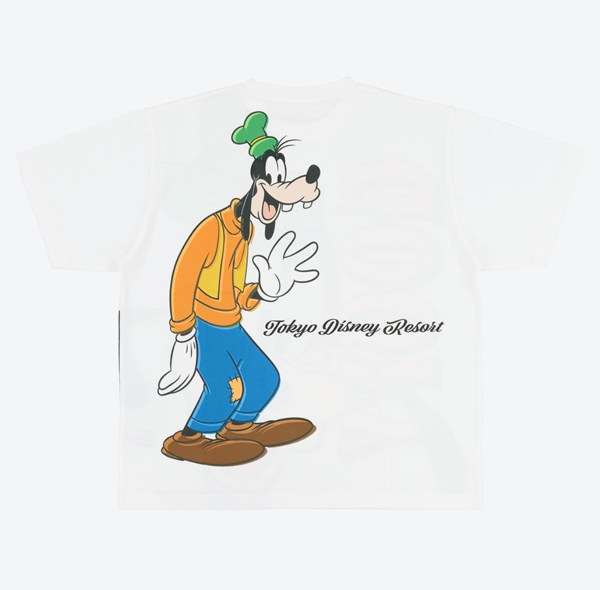Japan Tokyo Disney Resort Goofy T-shirt Oversized Fit Unisex One Size 2026