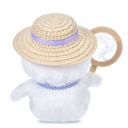 Japan Tokyo Disney Store Baymax Urupocha-chan Plush Toy with Straw Hat