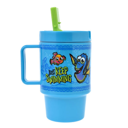 Japan Tokyo Disney Store Nemo & Dory Tumbler Finding Nemo Just Keep Swimming