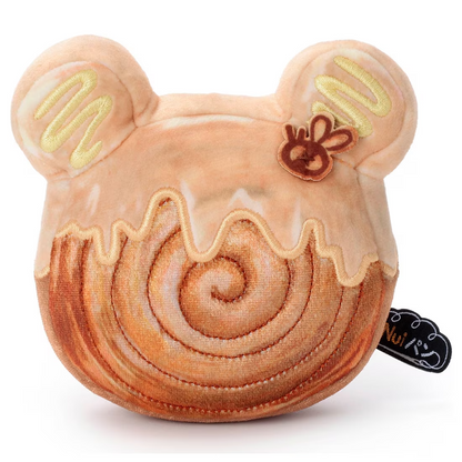 Japan Disney Takara Tomy Nui Pan Bakery Croissant Roll Plush Toy Winnie the Pooh