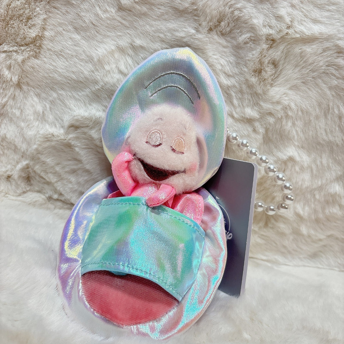 '+Japan Tokyo Disney Store Young Oyster Plush Toy Keychain Goodnight Aurora Alice