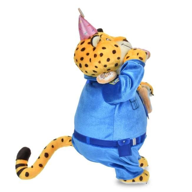 '+Japan Tokyo Disney Store Clawhauser Plush Toy 10th Anniversary Zootopia