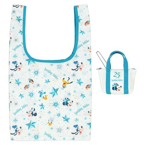 Japan Tokyo Disney Resort Sea 25th Sparkling Jubilee Shopping Bag Tote Bag