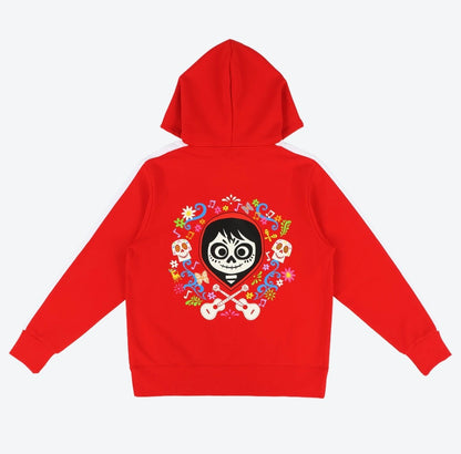 Japan Tokyo Disney Resort Coco Miguel Hoodie Parka Long Sleeve Red