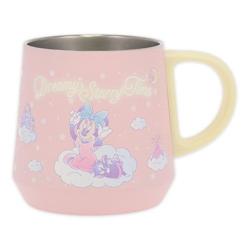 Japan Tokyo Disney Resort Minnie Figaro Pink Stainless Steel Mug