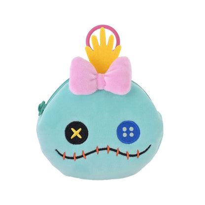 Japan Tokyo Disney Store Scrump Pouch Loop with Carabiner Face Stitch