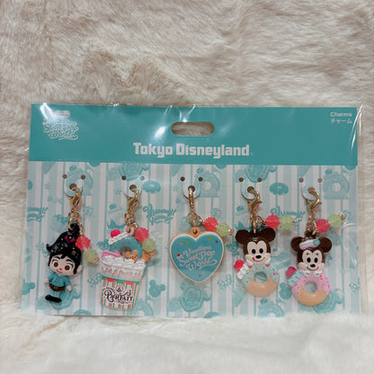 Japan Tokyo Disney Resort Sweets Pop World Charm Set Keychain Vanellope