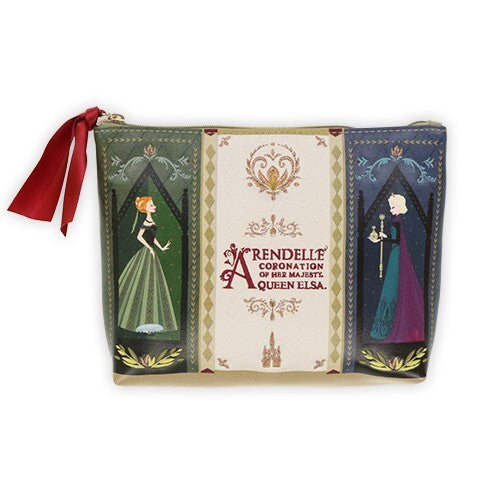 Japan Tokyo Disney Resort Pouch Elsa Ana Frozen Fantasy Springs