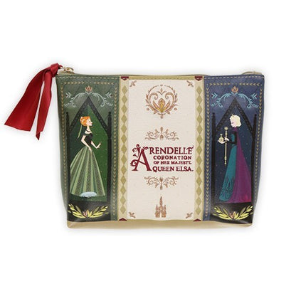 Japan Tokyo Disney Resort Pouch Elsa Ana Frozen Fantasy Springs