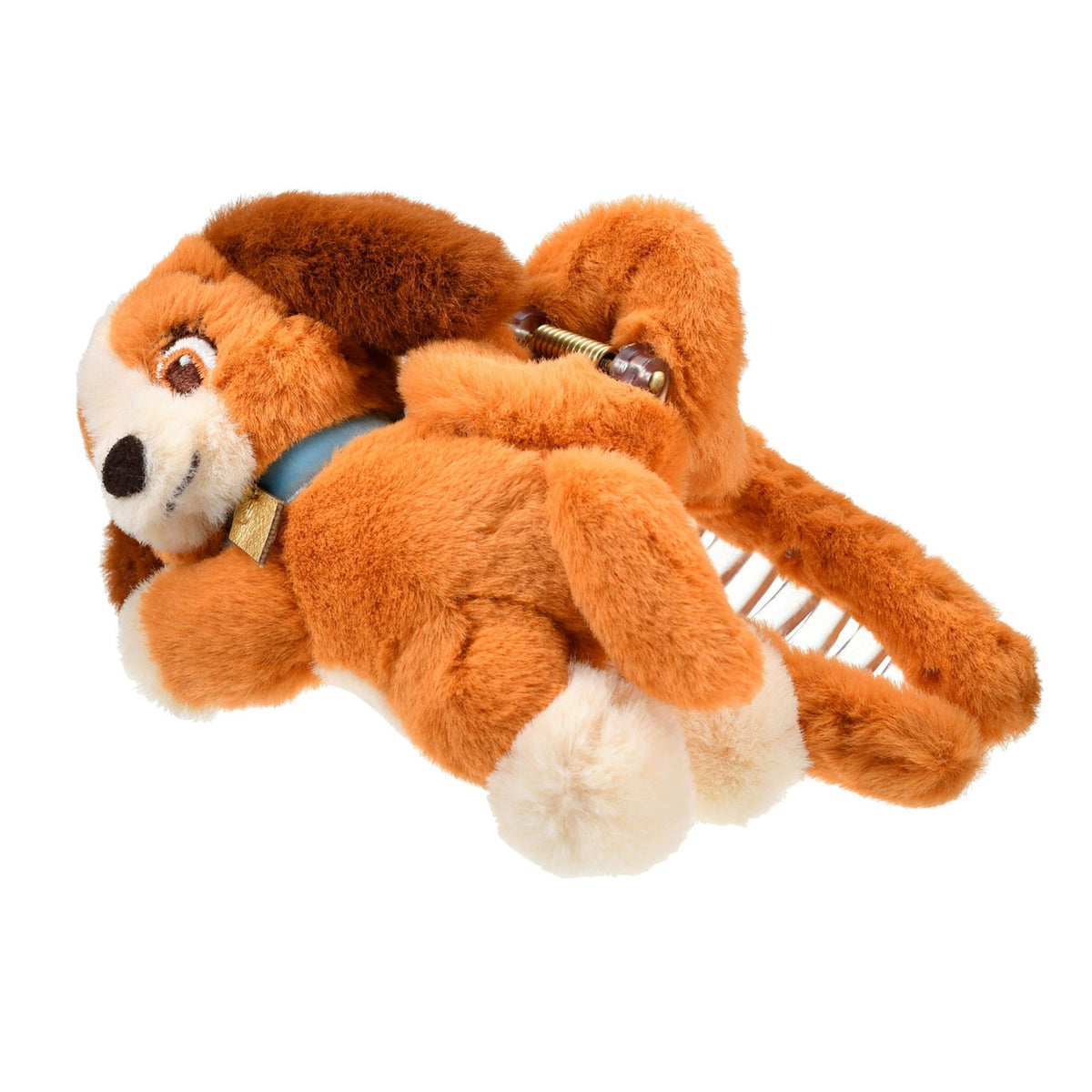 Japan Tokyo Disney Store Lady and the Tramp Hair Clip Huggable Plush Toy Style