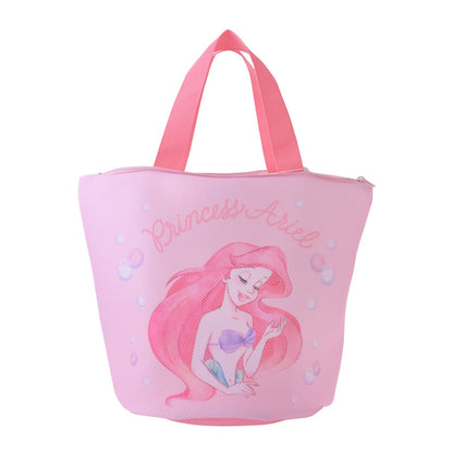 Japan Tokyo Disney Store Ariel & Flounder Laundry Net Tote Bag BATH & LAUNDERY