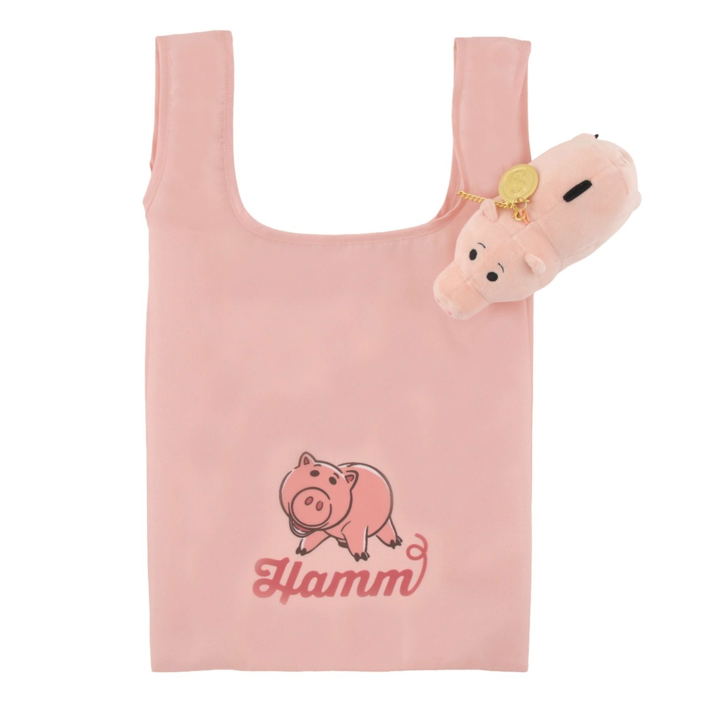 Japan Tokyo Disney Store Hamm Shopping Eco Bag Pouch TOY STORY FASHION