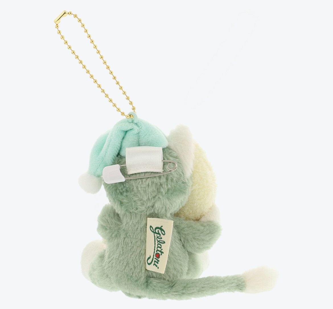 Japan Tokyo Disney Sea Resort Duffy friend's Keychain Sleepy Sleep Gelatoni