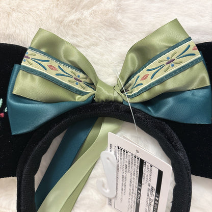 Japan Tokyo Disney Resort Ears Headband Ana Frozen Fantasy Springs Cap Ribbon