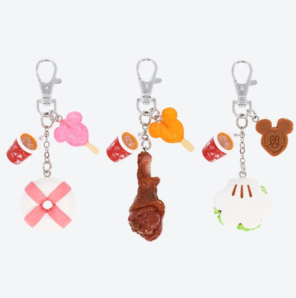Japan Tokyo Disney Resort Mickey Mouse Keychain 3 pieces Disney Food Limited